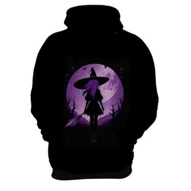 Imagem de Blusa de Frio Bruxa Halloween Púrpura Festa 12 - Kasubeck Store, Inf 0