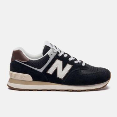 Imagem de Tenis new balance 574v2 unisex preto marrom -, Preto, 40 BR