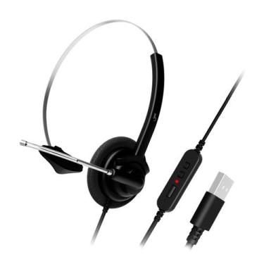 Imagem de Headset Get Call USB Preto para reuniões e conferências
