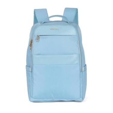 Imagem de Mochila de Costas Média Executiva Feminina Notebook Up4you, Azul, Únic