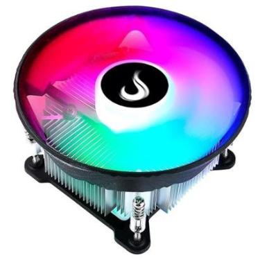 Imagem de Air Cooler Gamer Rise Mode X3, RGB, Intel, 120mm, Preto - RM-ACX-03-RGB-Unissex