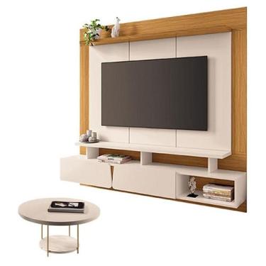 Imagem de Home Suspenso Zenith Off White Cinamomo com Mesa de Centro Sky Off Whi