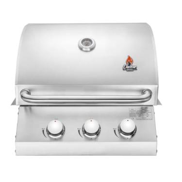 Imagem de Churrasqueira a Gás de Embutir Chaleur Grill 3 Queimadores para Bancada