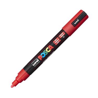 Imagem de Marcador Multiuso Uni Posca Marker 2.5mm - Mitsubishi VERMELHO