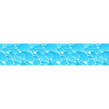 Imagem de Kit 41 Adesivos Piscina Fundo Água Claro 100x20cm Fb - RESITANK