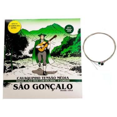 Imagem de Encordoamento P/cavaquinho aço Niquel C/bolinha .011 Sao Goncalo 131 -