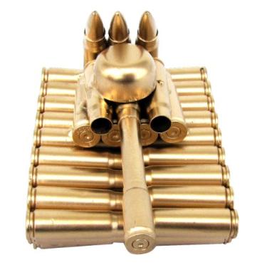 Imagem de TG,LLC Treasure Gurus Bullet Shell Casing Shaped Army Tank