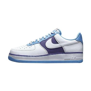 Imagem de Nike T nis de basquete masculino Air Force 1 '07 An20, Branco/litoral/campo roxo/branco, 8.5