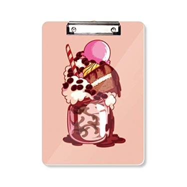 Imagem de Placa de suporte para bolo de biscoito, chocolate, sorvete, pasta de prancheta A4