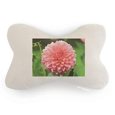Imagem de DIYthinker Almofada de almofada para decoração de pescoço com lindas flores e flores de pêssego