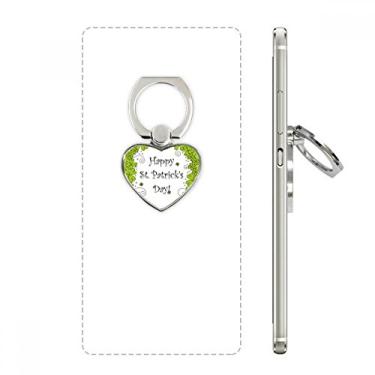 Imagem de Four Clover Ireland Happy St.Patrick's Day Anel de telefone com suporte universal