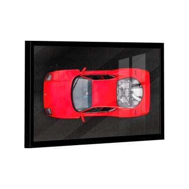 Imagem de Quadro Ferrari F40 Vermelha Cima -- BR ARTES