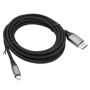 Imagem de Sutinna Cabo Mini DisplayPort para DisplayPort (Cabo DP para DP 1,4 Versão 8K Adaptador de Cabo de Alta Definição 3 Metros 9,8 Pés Mini DP para DP Cabo para Computador