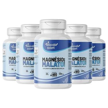 Imagem de 5 Magnésio Dimalato - Malato Original 60 Caps De 500mg