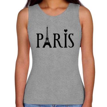 Imagem de Regata Feminina Paris Torre Eiffel - Foca Na Moda