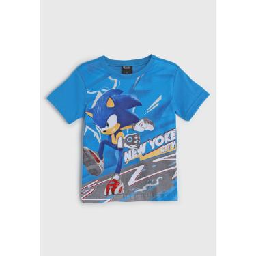 Imagem de Infantil - Camiseta Brandili Sonic Azul Brandili 26415 menino