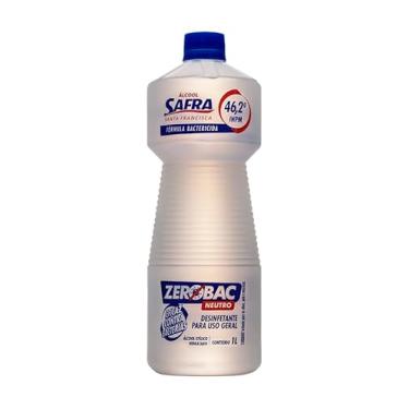 Imagem de ALCOOL SAFRA LIQUIDO 46,2 NEUTRO - BACTERICIDA - 1L