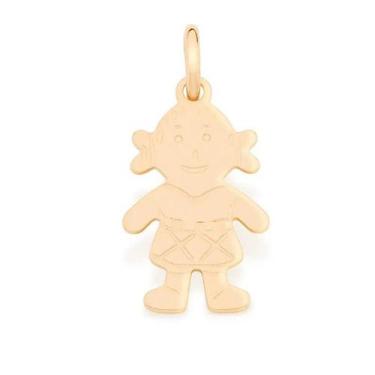 Imagem de Pingente banhado ouro 3x 24k 18k e 22k  feminino filha menina rommanel