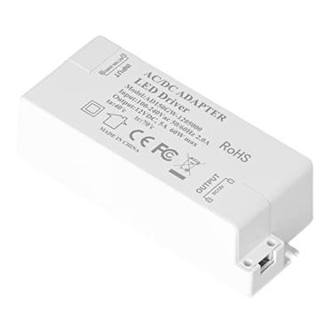 Imagem de Transformador de Energia LED, 60W LED Driver Transformador Entrada AC100-240V Saída DC12V 5A Acessório de Fonte de Alimentação de Unidade de Lâmpada DIY para Luz LED, Driver LED