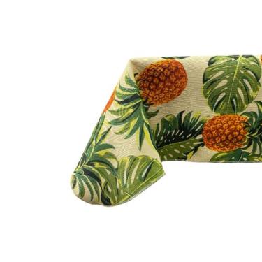 Imagem de Toalha De Mesa Retangular Estampada Abacaxi - MILLENIADECOR, 01 ABACAX