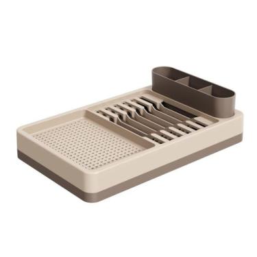 Imagem de Escorredor de louças Flat 42 x 26 x 10 cm Coza - Warm Gray e Light Gra