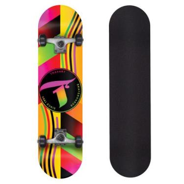 Imagem de Skate Traxart Intermediário Colorido DX-038