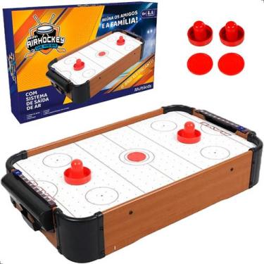 Imagem de Jogo Futebol Flutuante de Mesa Mini Air Hockey - BR2073 - Multikids