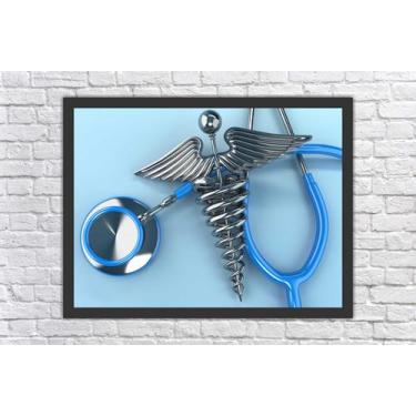 Imagem de Quadro Decorativo Medicina Salas Decorações Com Moldura - Vital Quadro