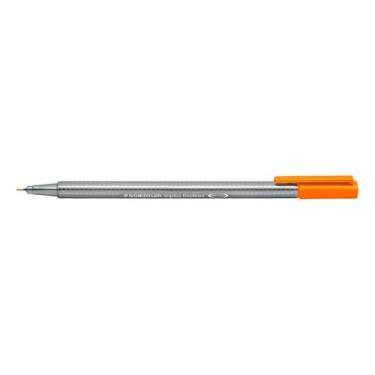 Imagem de Caneta Triplus Fineliner Staedtler Laranja Extra Fina