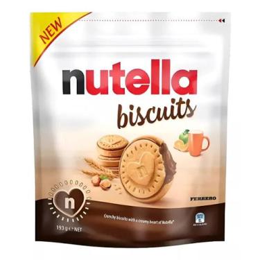 Imagem de Nutella Biscuits Biscoito Wafer Creme De Avelã Ferrero 193g