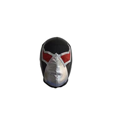 Imagem de Máscara Bane Villan Luchador Lucha Libre Wrestling Mask (lucro) Roupa de fantasia - Preto/Branco, Preto, Adult size