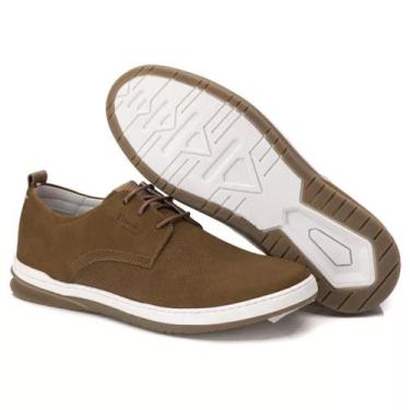 Imagem de Sapatênis Masculino Couro Rustico Comfort Alta Qualidade R 7000 - rANS