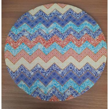 Imagem de Capinhas de sousplat dupla face mais base de Mdf - Teka_decor Mesa pos