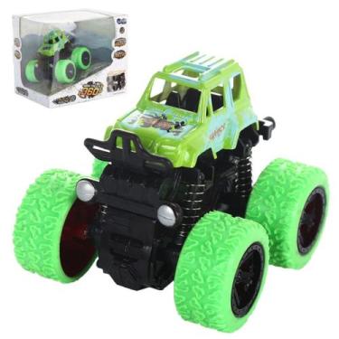 Imagem de Carrinho Fricção 360 Graus Mini Truck Radicais 4x4 Verde - Unik Toys B