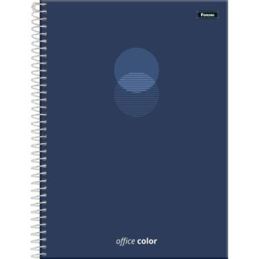 Imagem de Caderno 1X1 Capa Dura Office Color 80 Folhas - Pacote com 4 Unidades -