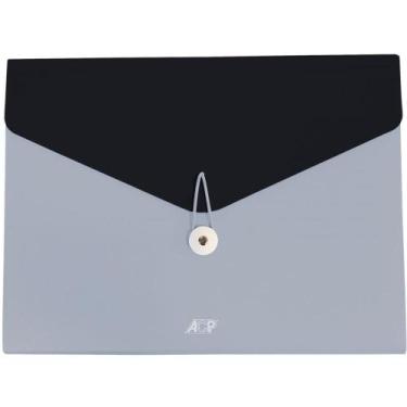 Imagem de Pasta Sanfonada Plástica A4 CANDY 12 Divisões PRETO/PRATA - ACP