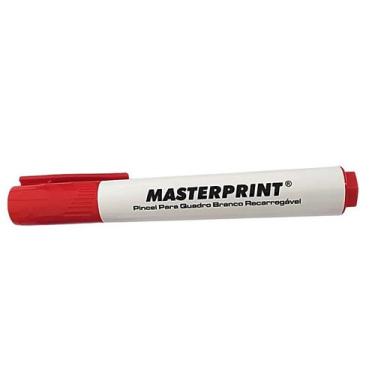 Imagem de Pincel para quadro branco caixa c/ 12 unidades - Masterprint, Vermelho