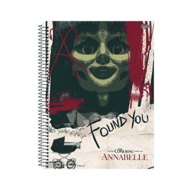 Imagem de Caderno 10 Matérias Esp 160Fls Horror Annabelle Sd