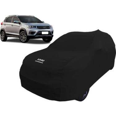 Imagem de Capa De Tecido Para Proteção Carro Chery Tiggo 2 Luxo - Mz, Preta