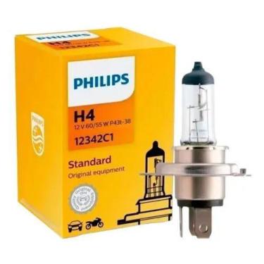 Imagem de Lampada Original Philips Standard H4 Halogena 12v - 12342C1