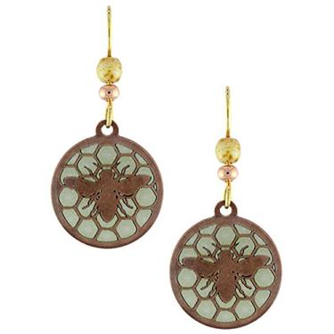 Imagem de Earth Dreams- Brincos de geleia real com miçangas, Metal