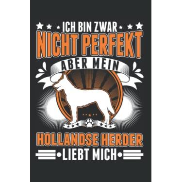 Imagem de Hollandse Herder Notizbuch: Hollandse Herder Herdershond / 6x9 Zoll / 120 karierte Seiten Seiten