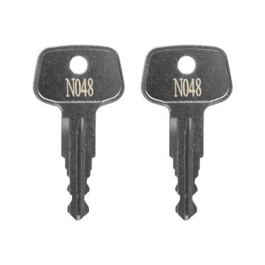 Imagem de VIDABTE N048 Chave de substituição para rack de carro Thule Roofs, chave de suporte de bicicleta Thule, chave de substituição para rack de teto Thule, chave de substituição para esqui Thule, teto,