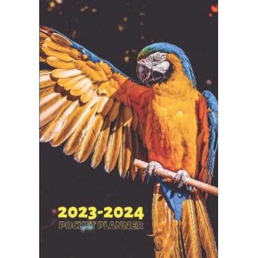 Imagem de 2023-2024 Pocket Planner: Two Year Monthly Planner From January 2023 To December 2024 Agenda Organizer | 2023-2024 Monthly Pocket Planner | Agenda Schedule Organizer With Holidays