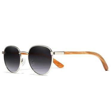 Imagem de Óculos Polarizado Kingseven Design Elegante Redondo Óculos de Sol de M