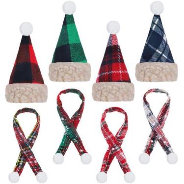 Imagem de Mini Chapéus e Cachecóis Artesanais para Bonecas DIY Geyoga - Kit com 