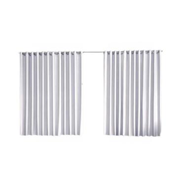 Imagem de Cortina Blackout Com 4 Folhas 4,40m X 1,30m Protege Contra Calor Exces