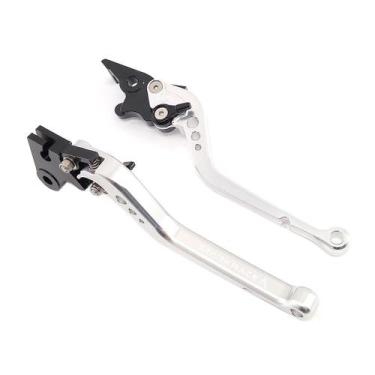 Imagem de Manete Esportivo Longo Stark Dafra Next 250 Next 300 - NoBrand, Prata