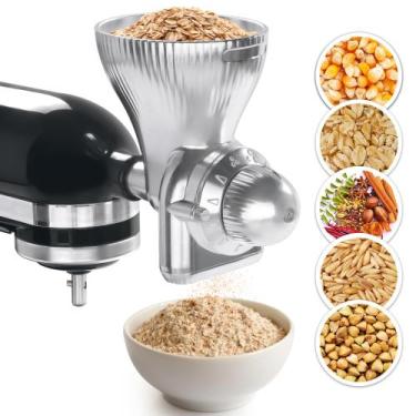 Imagem de Acessório de moinho de grãos GLINK All Metal para misturador KitchenAi