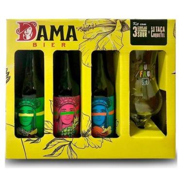 Imagem de Kit Cerveja DAMA + taça Catharina Sour 355ML - Dama Bier